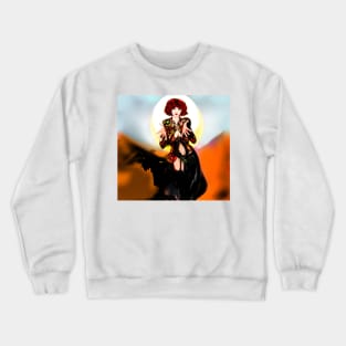 Motivation from sleep Figure Art, Female. Crewneck Sweatshirt